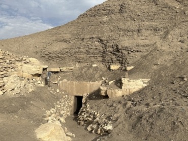 Hawara Pyramid in the Faiyum of Egypt