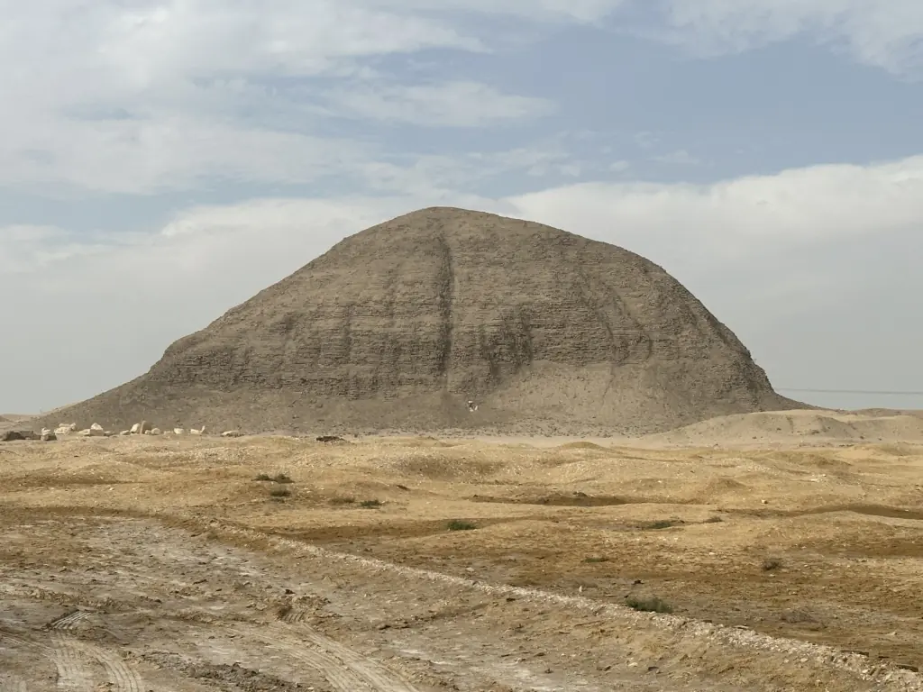 Pyramid of Senusret III at Hawara in the Faiyum of Egypt